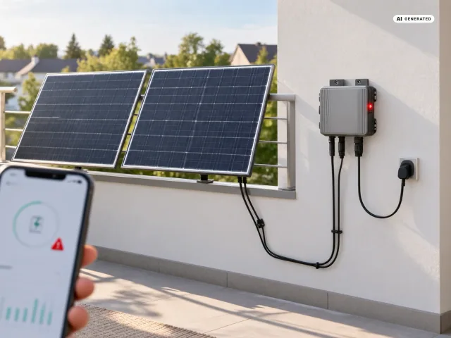 APsystems EZ1-M blinkt rot: Was die Lampe verrät und wie er wieder Strom liefert