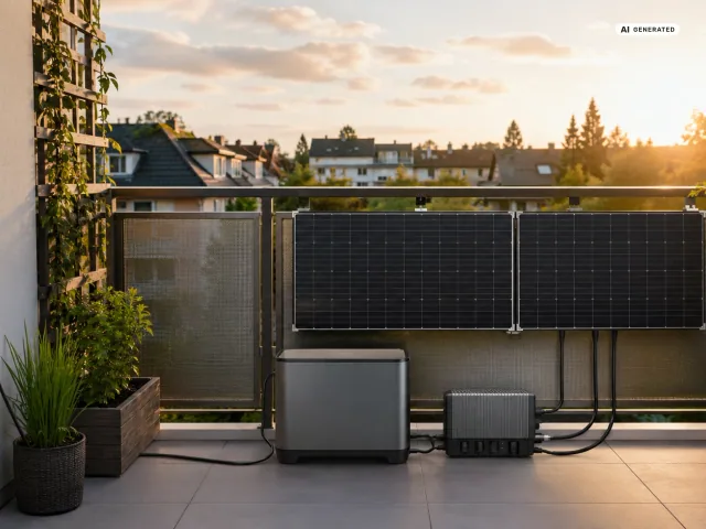 Balkonkraftwerk 3000 Watt: erlaubt, aber nicht mehr Steckersolar