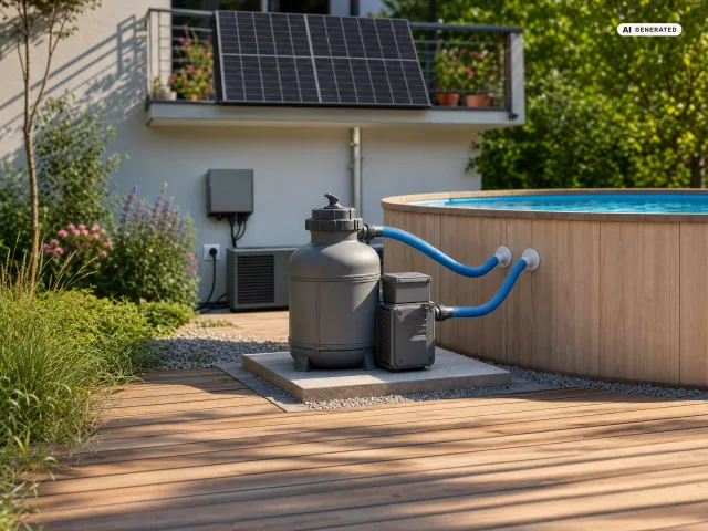Die Poolpumpe ist der ideale Verbraucher fürs Balkonkraftwerk — und kaum jemand nutzt das