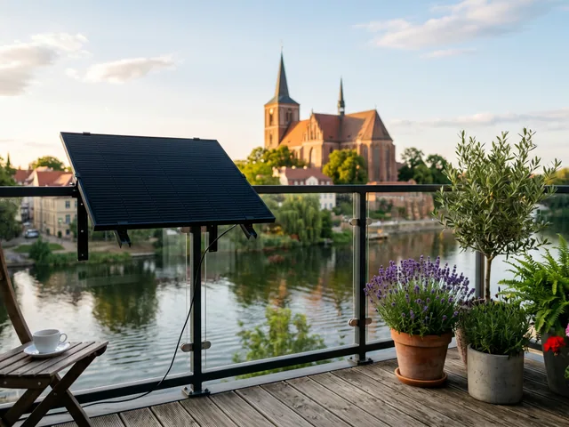 Balkonkraftwerk in Brandenburg an der Havel